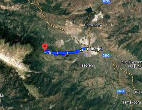 BURSA İNEGÖL ÇİFTLİKKÖY MAHALLESİNDE 575M² TARLAMIZ SATILIK - BURSA İNEGÖL fotoğraf 6